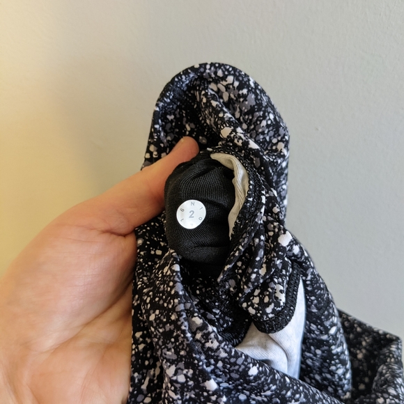 LULULEMON Wunder Under Pant Hi-Rise Splatter White Black - Picture 7 of 11